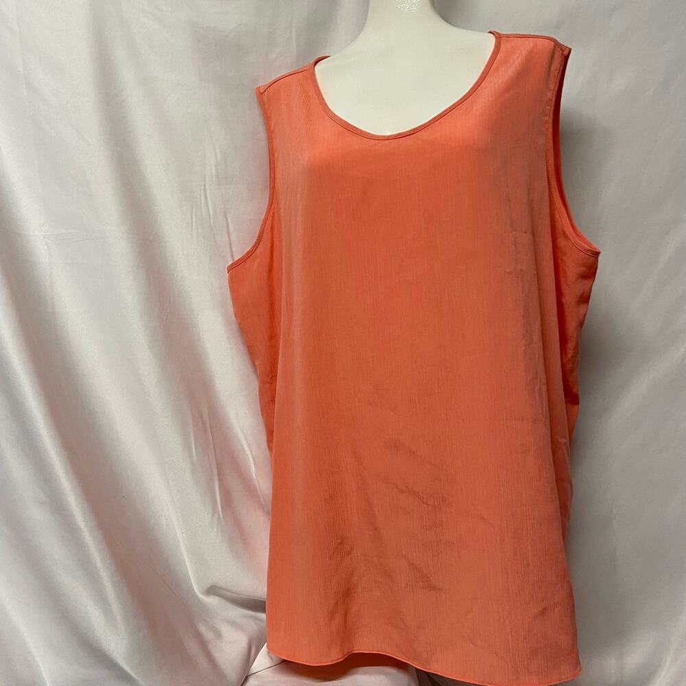 Maggie Sweet Blouse Today's Special 5090 Sleeveless 2X Melon Color
